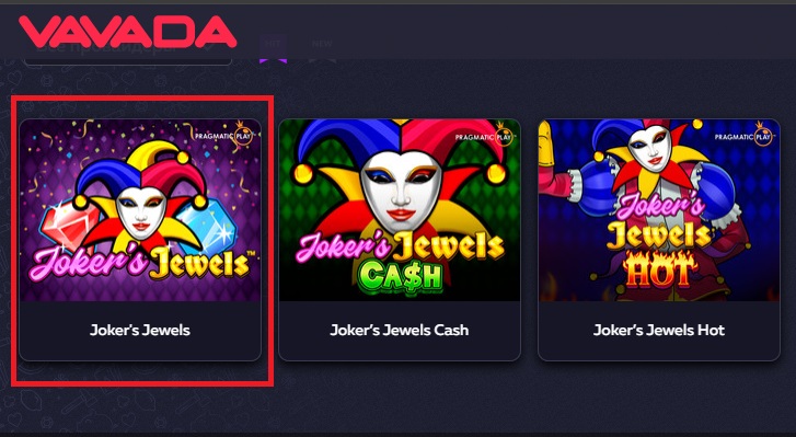 Tragaperras Joker Jewels en Casino Vavada